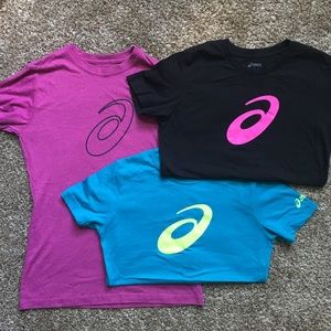 {ASICS} 3 soft cotton t-shirt bundle
